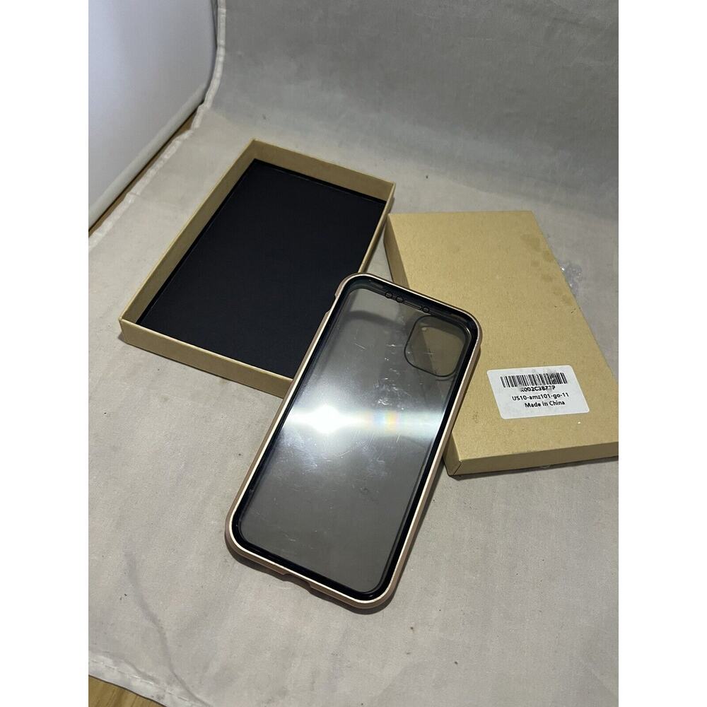 IPhone 12/12 ProMax Gold Color Case LP